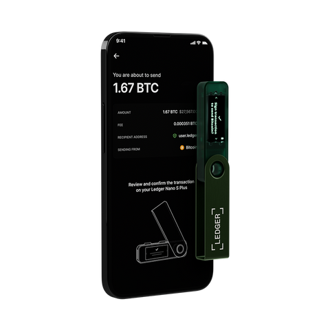 Ledger Nano S Plus - Emerald Green